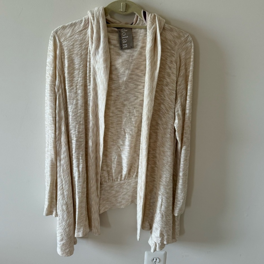 Anthropologie Dolan Left Coast Collection‎ Hooded Open Cardigan